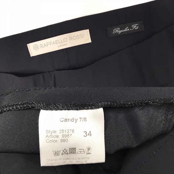 Raffaello Rossi Candy High End Black Jogger Pant - Picture 7 of 8